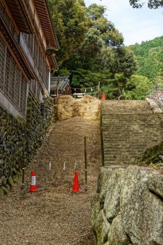 多度大社「上げ馬神事」の坂